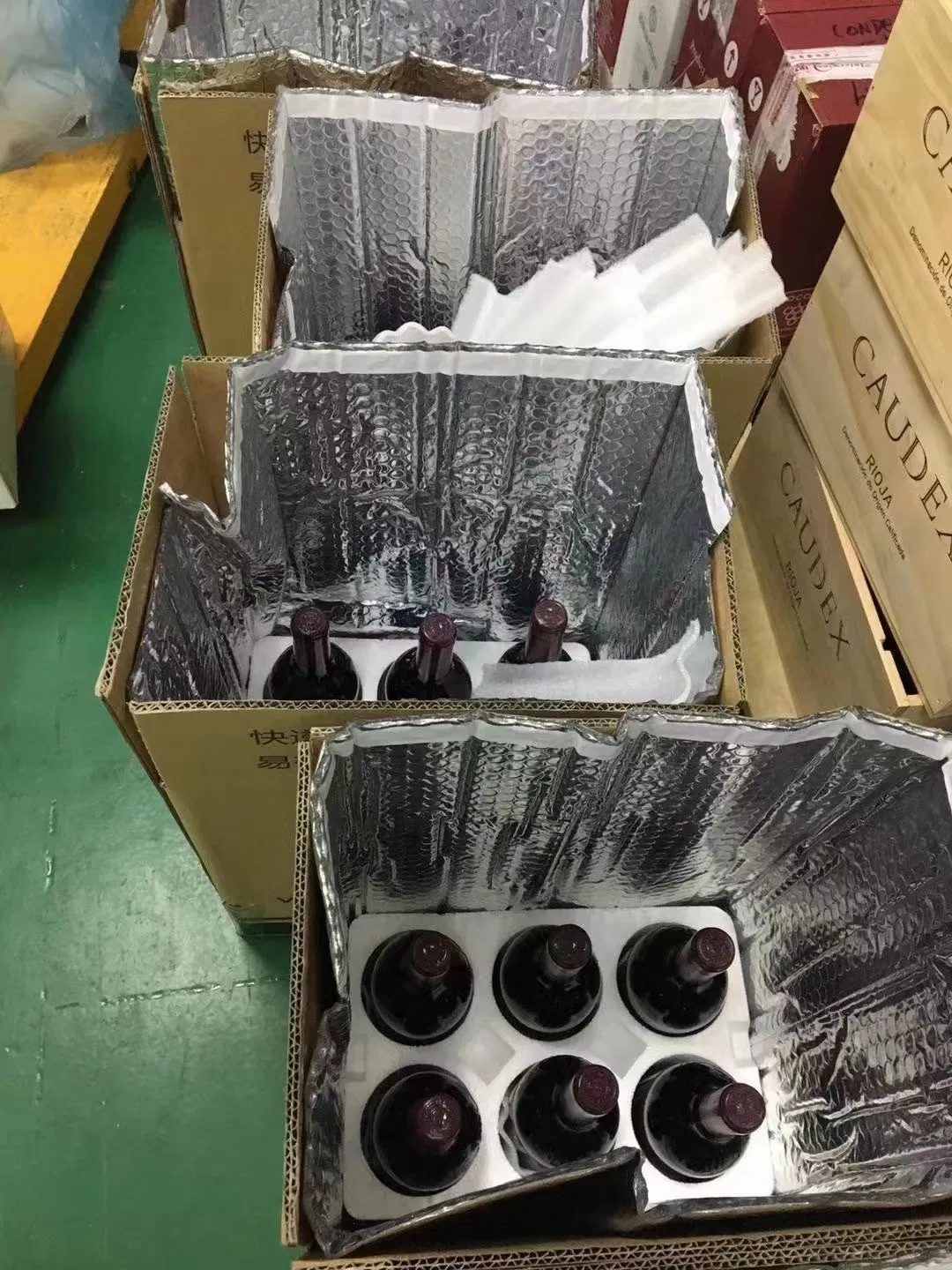 Bescherm medicijnen aangepaste geïsoleerde zak met spons EPE katoenen ijspak 2